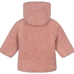 Prénatal baby winterjas lange mouwen effen roze