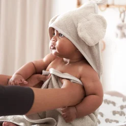 Prénatal badcape Otis Olifant grijs