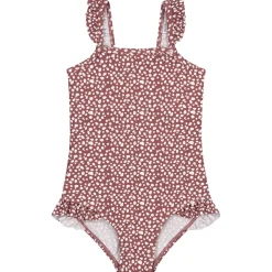 Prénatal badpak mouwloos stippen bruin