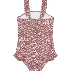 Prénatal badpak mouwloos stippen bruin