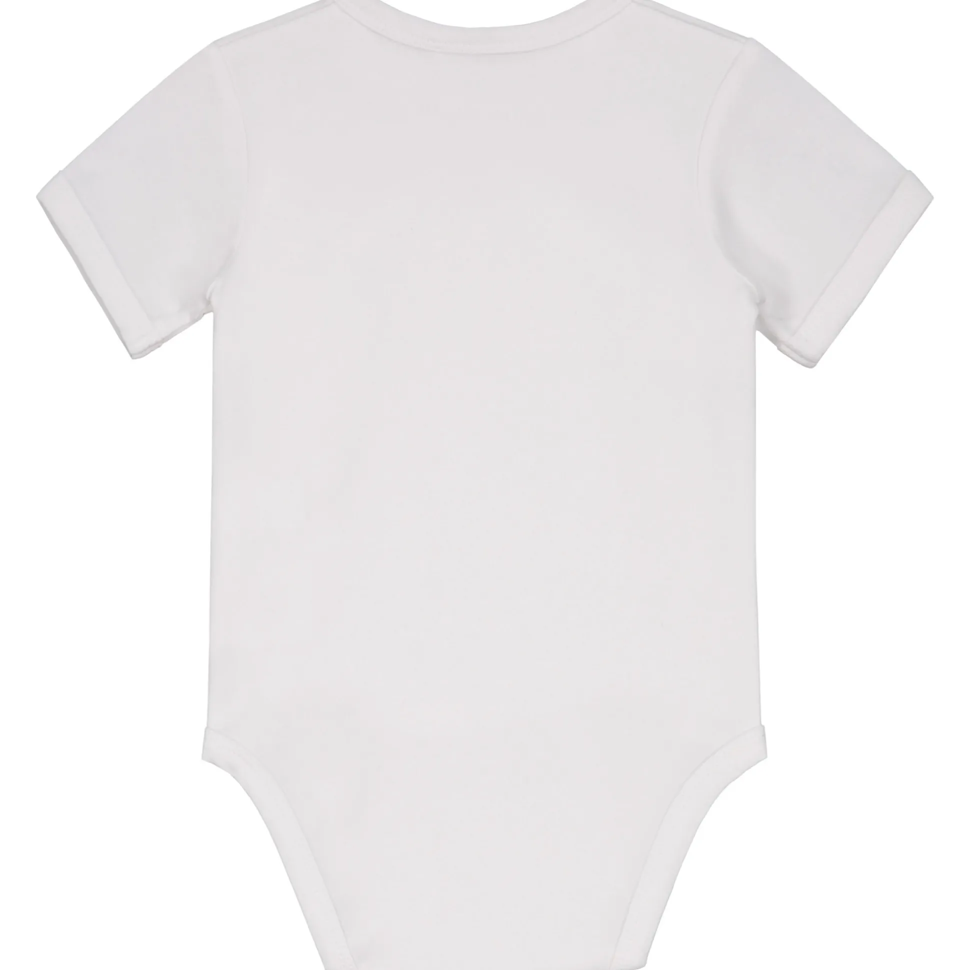 Prénatal basis overslagromper korte mouwen effen wit