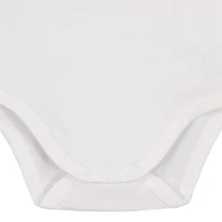 Prénatal basis romper korte mouwen effen wit