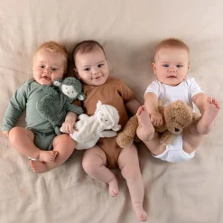 Prénatal basis romper lange mouwen effen groen