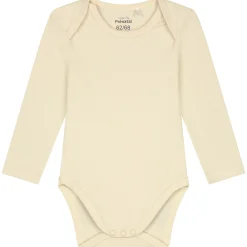 Prénatal basis romper lange mouwen effen beige
