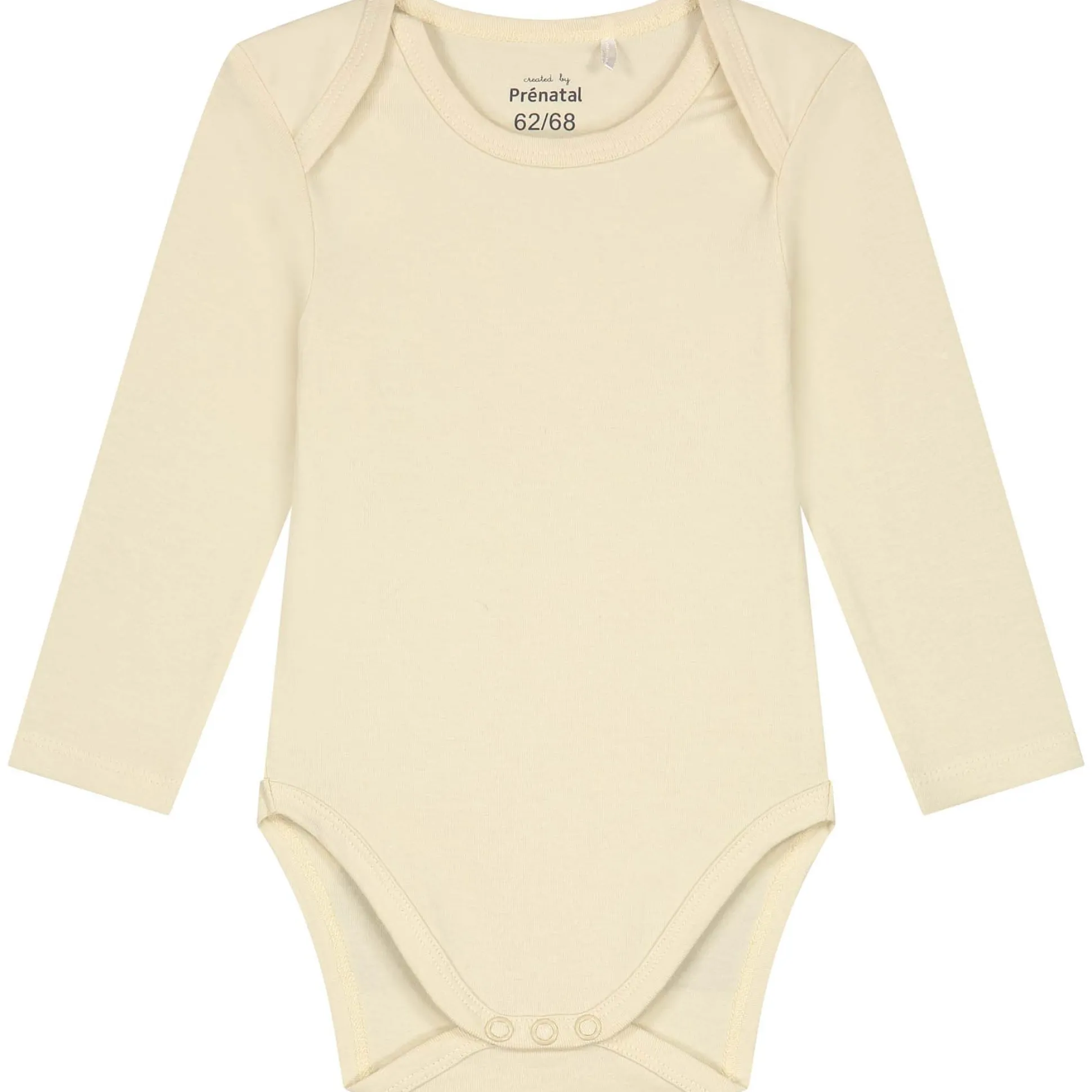 Prénatal basis romper lange mouwen effen beige
