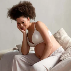 Prénatal beugelloze voedingsbh  effen beige