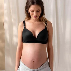 Prénatal beugelloze voedingsbh   zwart