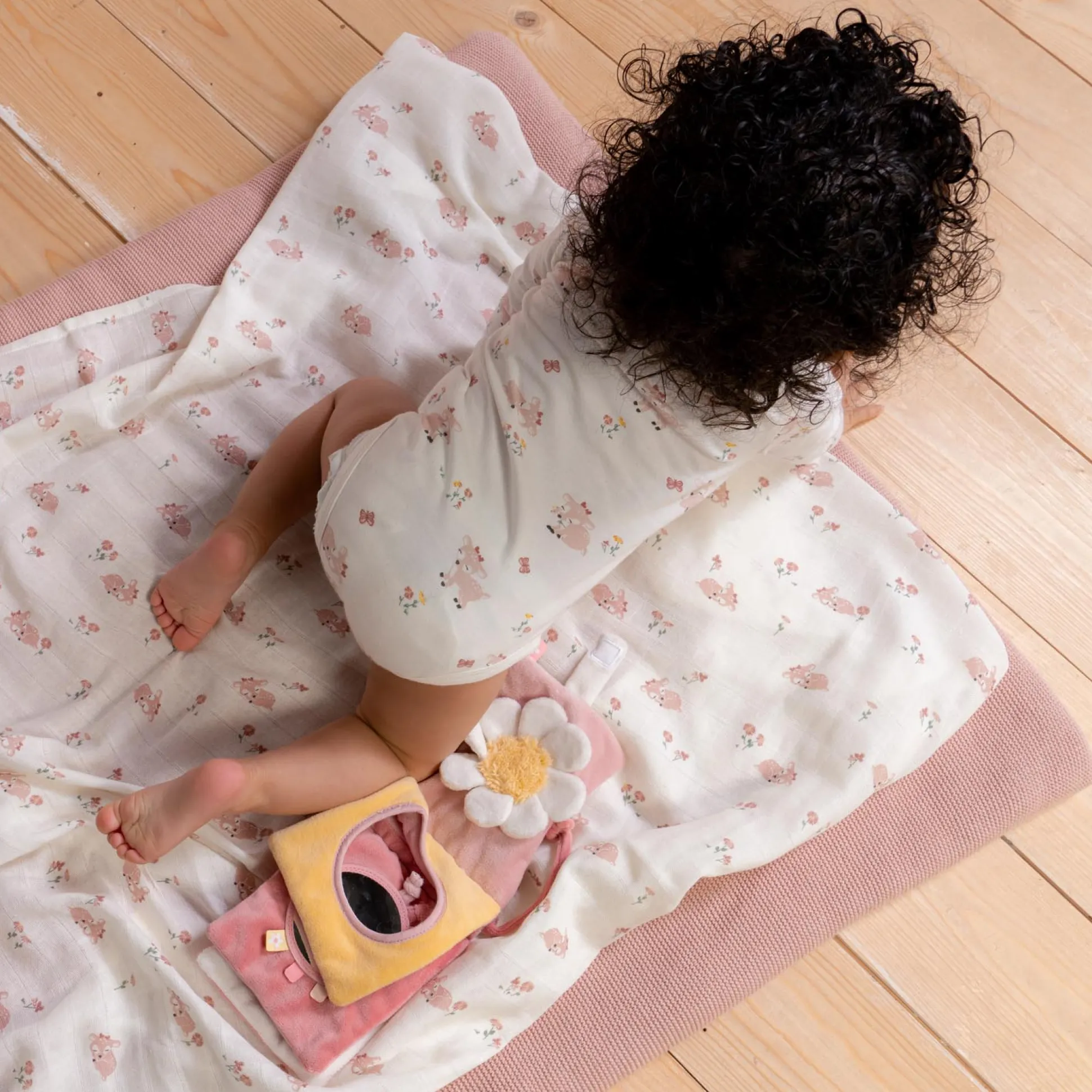 Prénatal buggyboekje hert Powder Pink