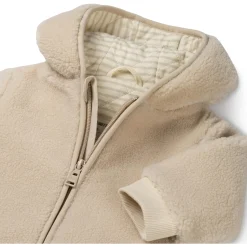 Prénatal buitenpak lange mouwen effen beige