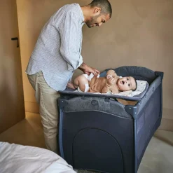 Prénatal campingbed Beau Grey Melee Light