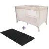 Prénatal campingbed Evi sand met matras & matrashoes