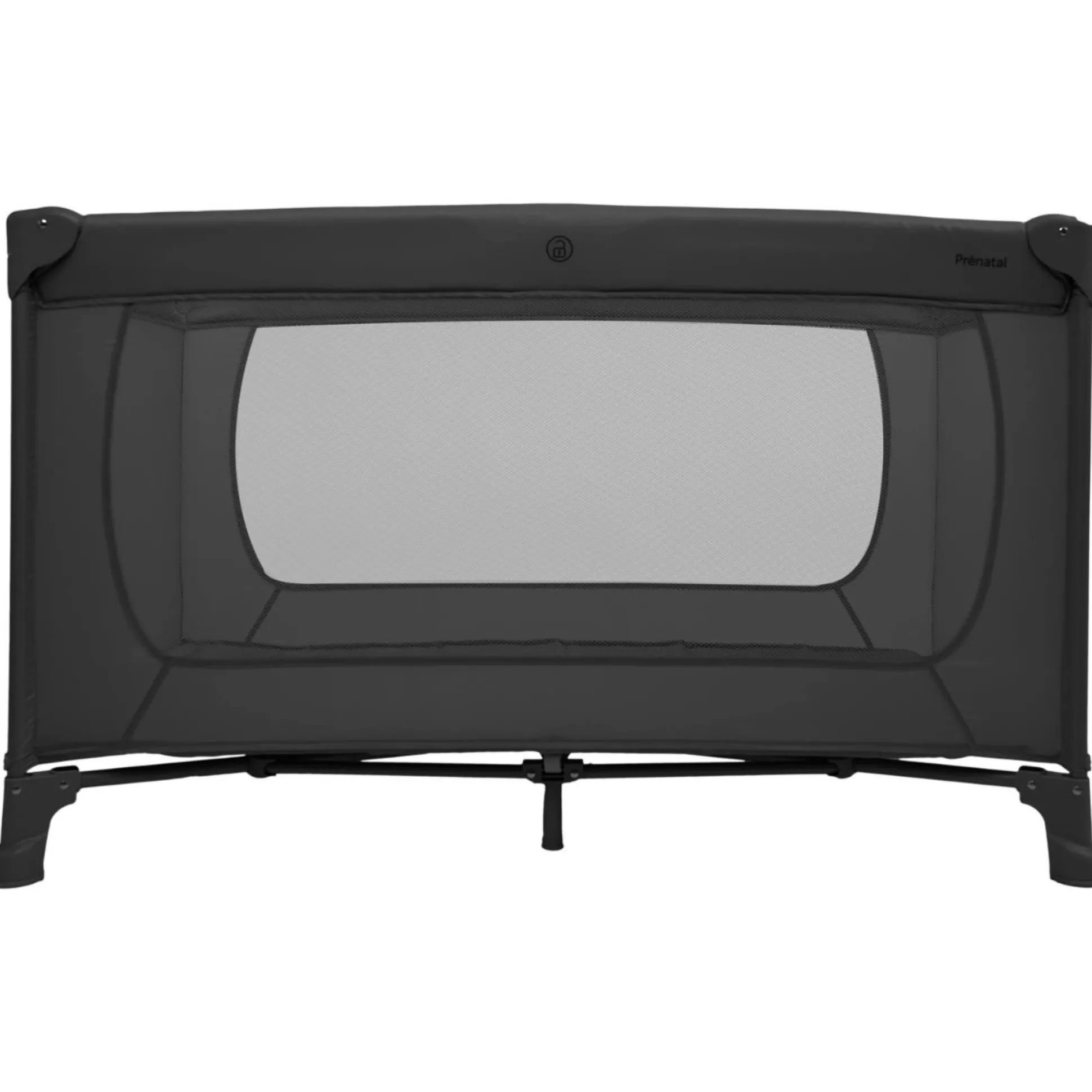 Prénatal campingbed Evi zwart met matras & matrashoes