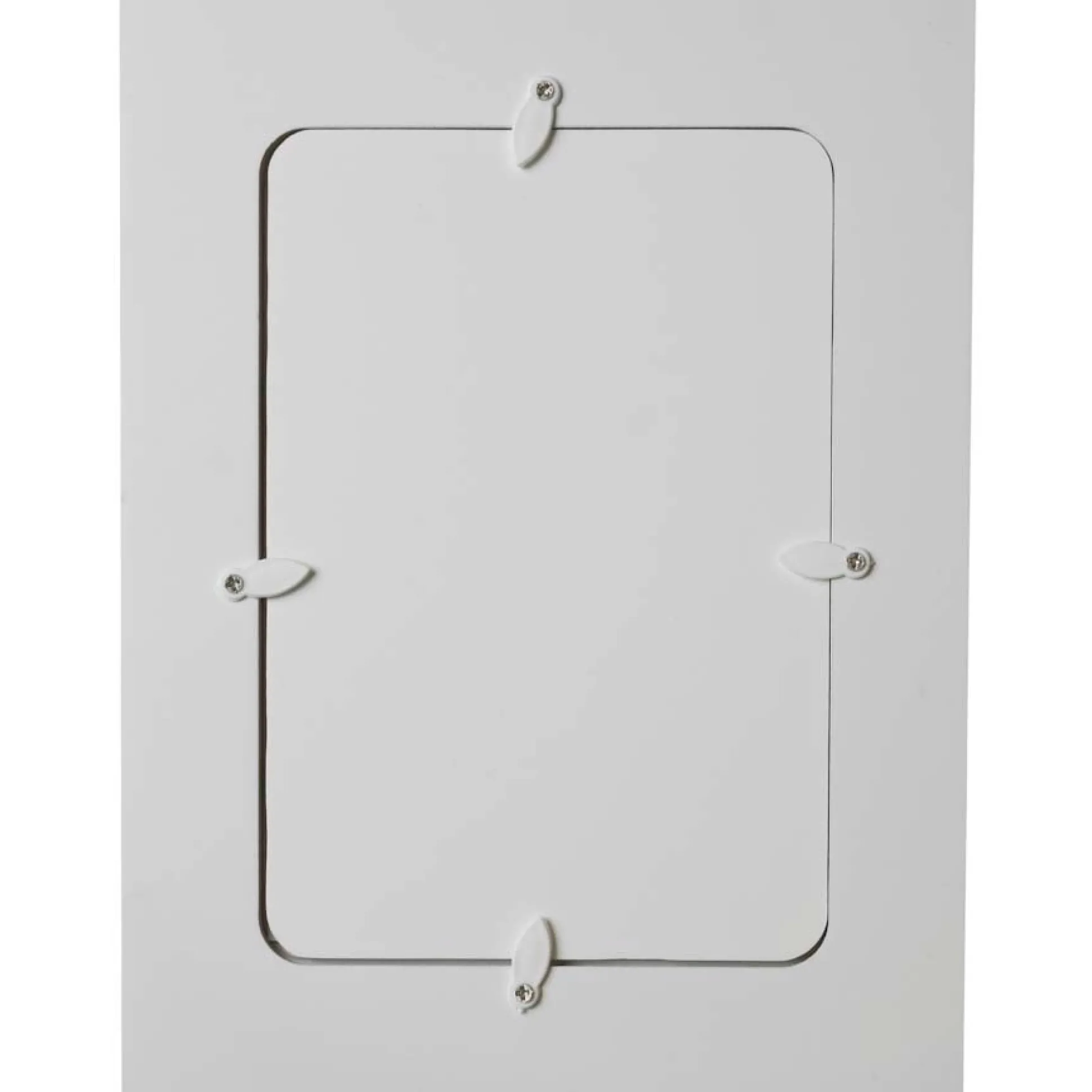 Prénatal fotolijst met gipsafdruk wit