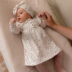 Prénatal Hello new day newborn jurk & tulband muts