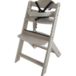 Prénatal houten kinderstoel Evan bundel taupe