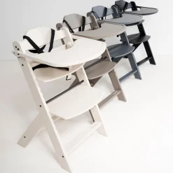 Prénatal houten kinderstoel Evan bundel grijs