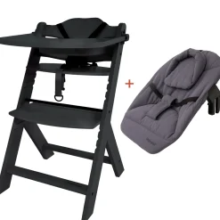 Prénatal houten kinderstoel Evan bundel zwart