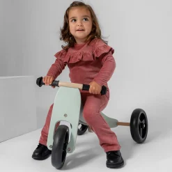 Prénatal houten loopfiets 4-in-1 Soft Green Grey