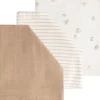 Prénatal hydrofiel washandjes 3 stuks  beige