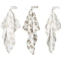 Prénatal hydrofiele luiers Otis Olifant 3 stuks  wit