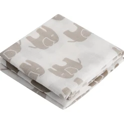 Prénatal hydrofiele luiers Otis Olifant 3 stuks  wit