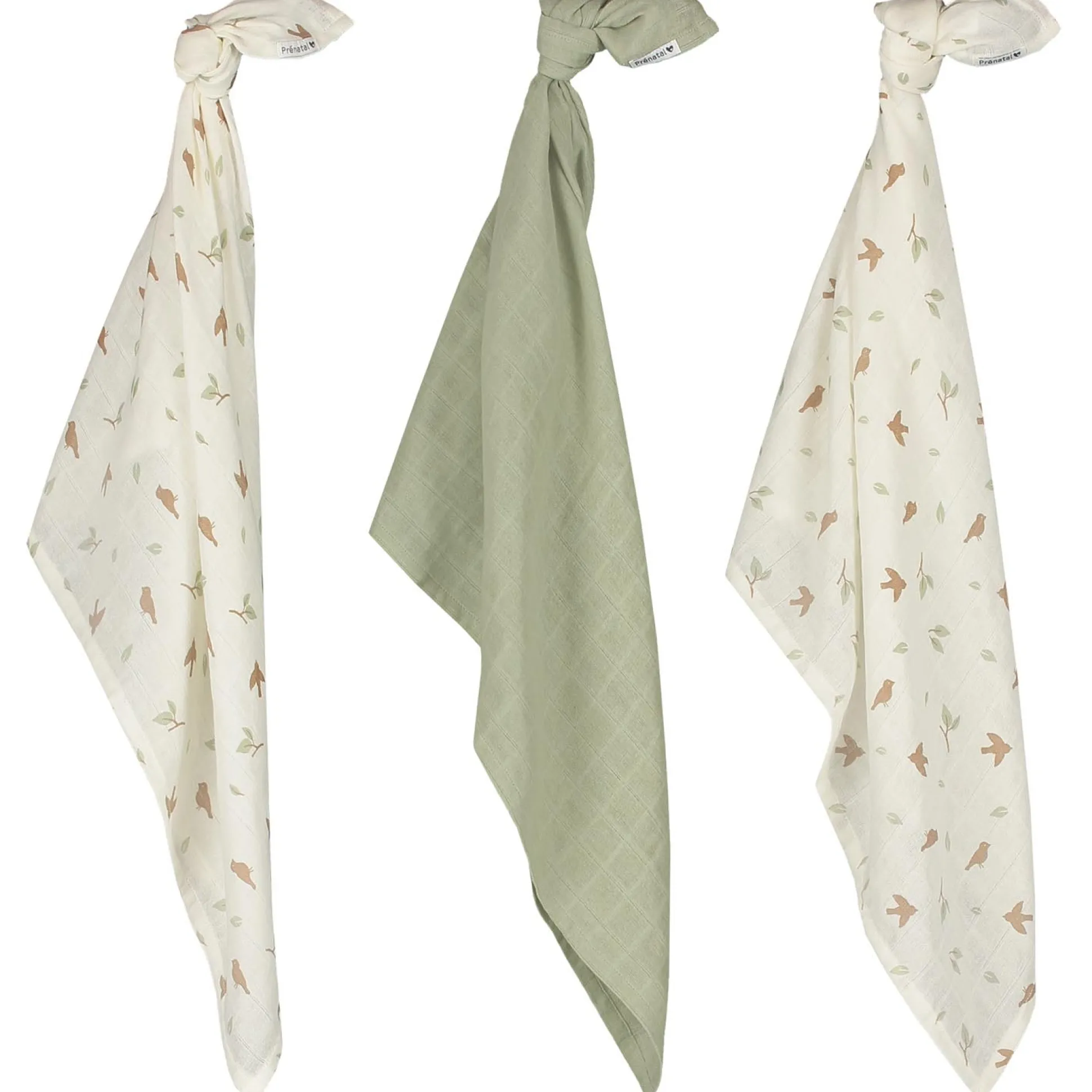 Prénatal hydrofiele luiers Pure 3 stuks multi