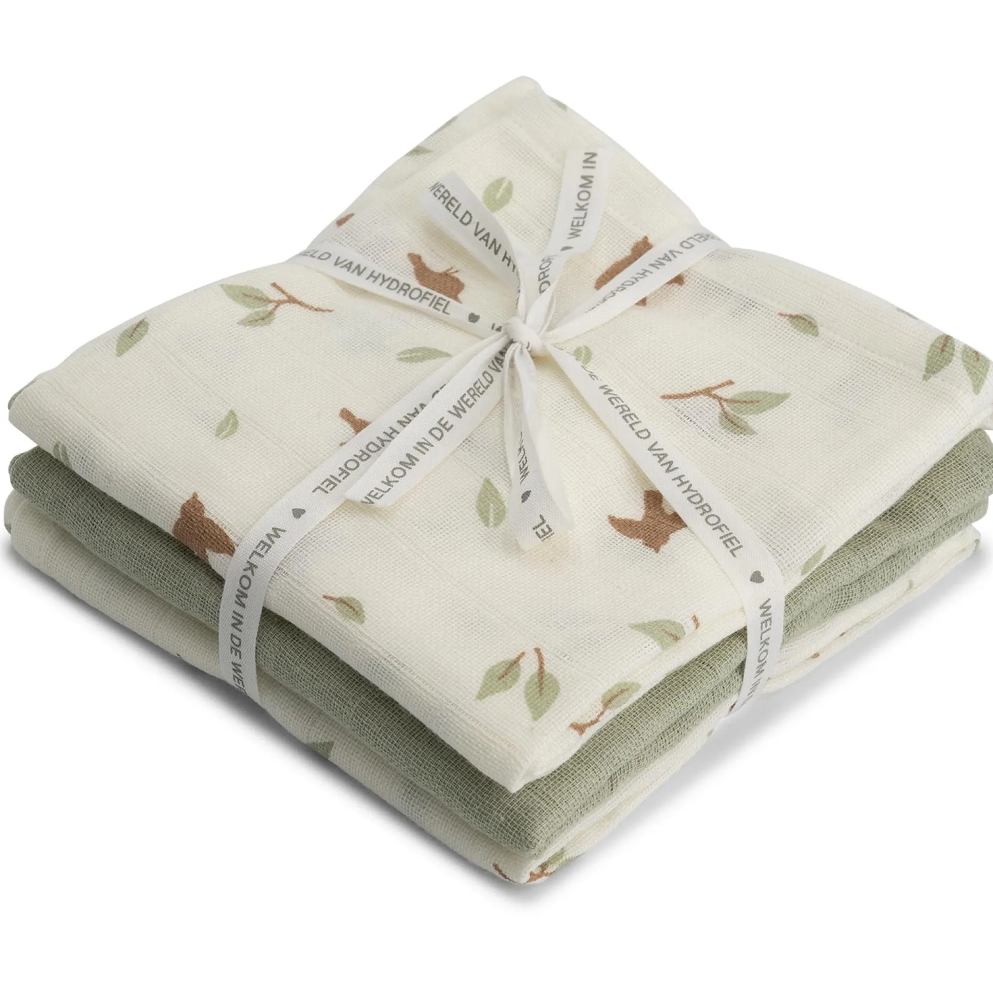 Prénatal hydrofiele luiers Pure 3 stuks multi