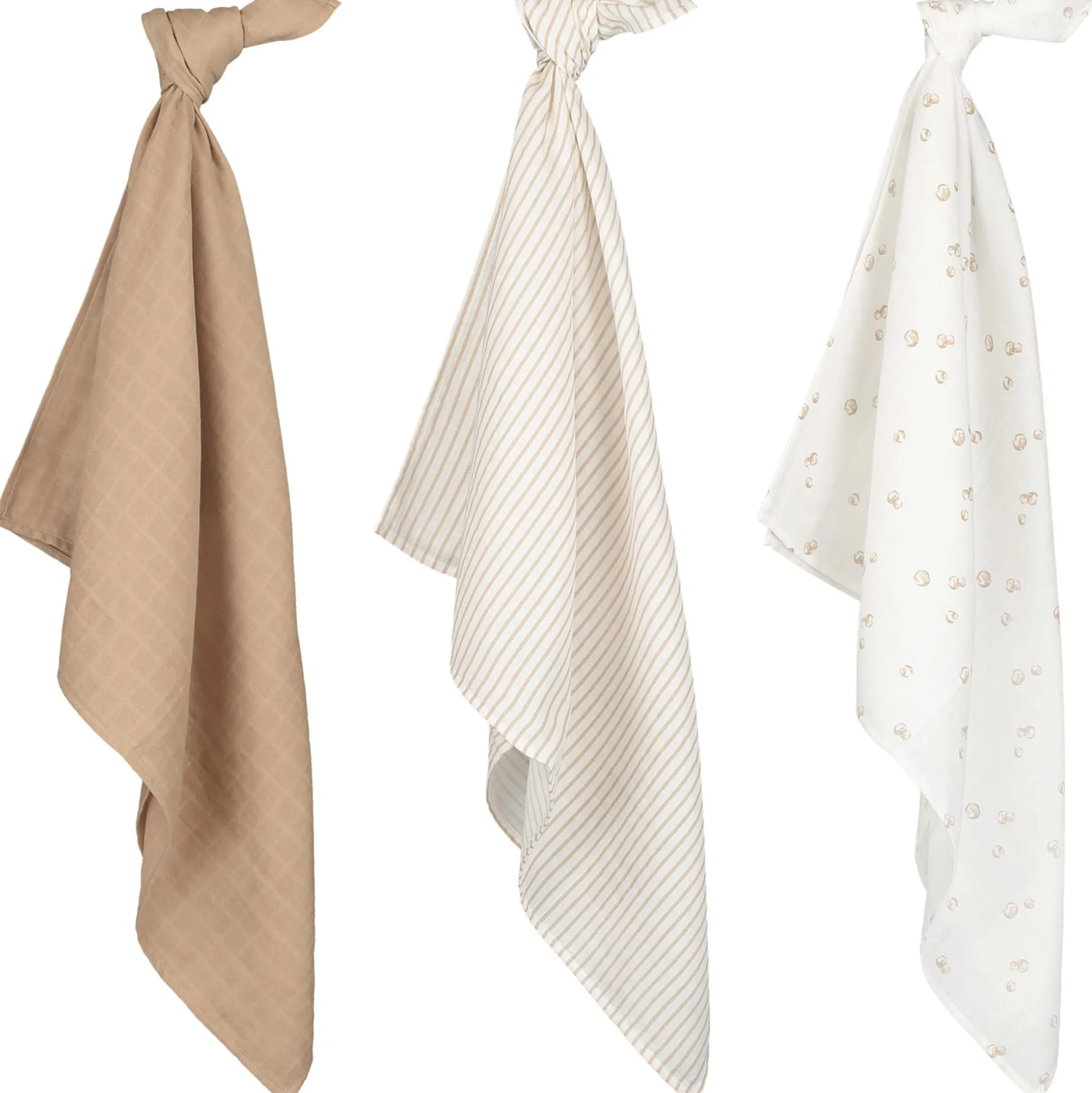 Prénatal hydrofiele luiers soon 3 stuks beige