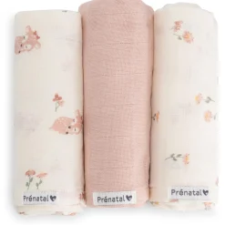 Prénatal hydrofiele luiers Hert 3 stuks  multi