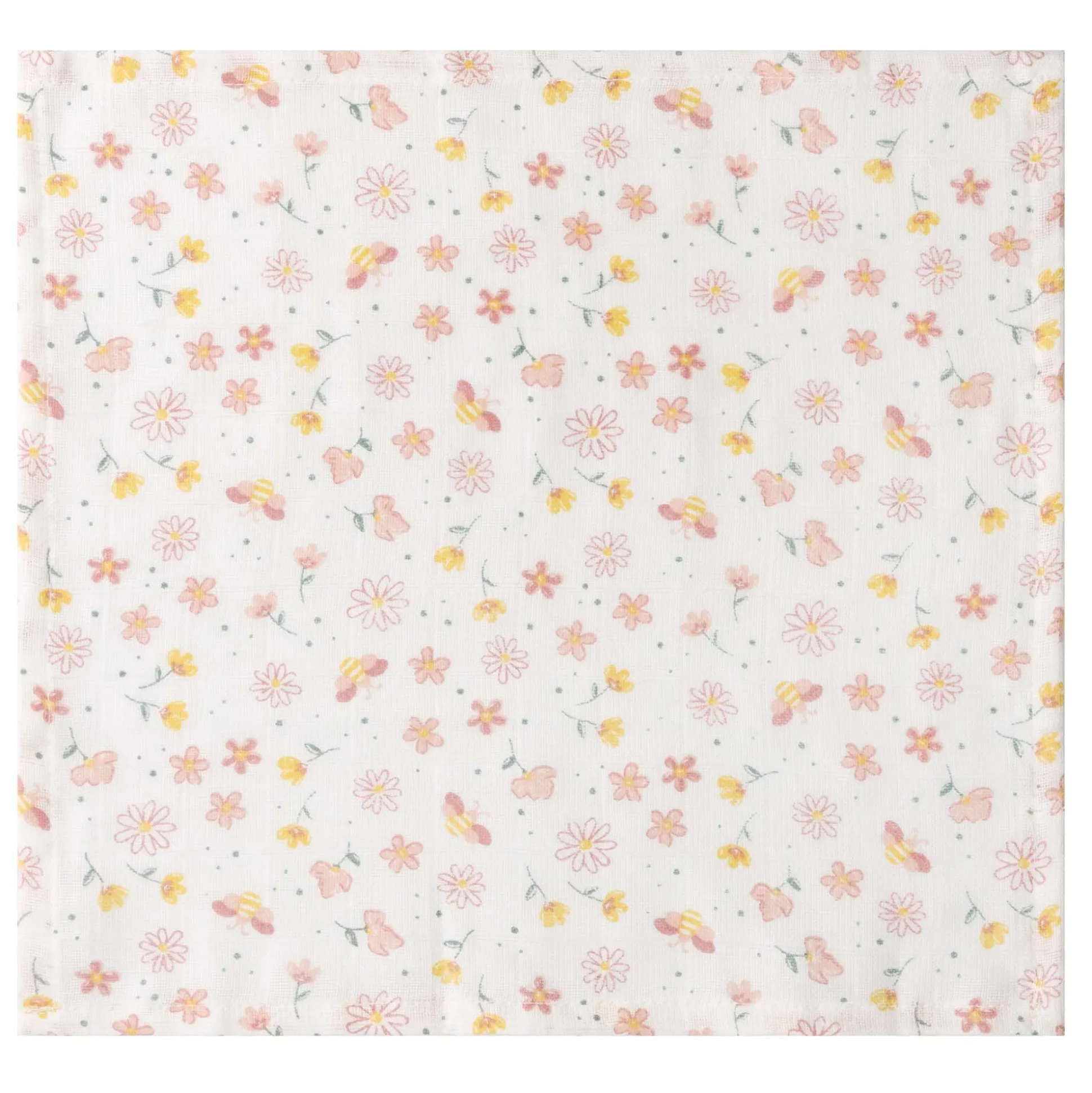 Prénatal hydrofiele monddoekjes 3 stuks roze