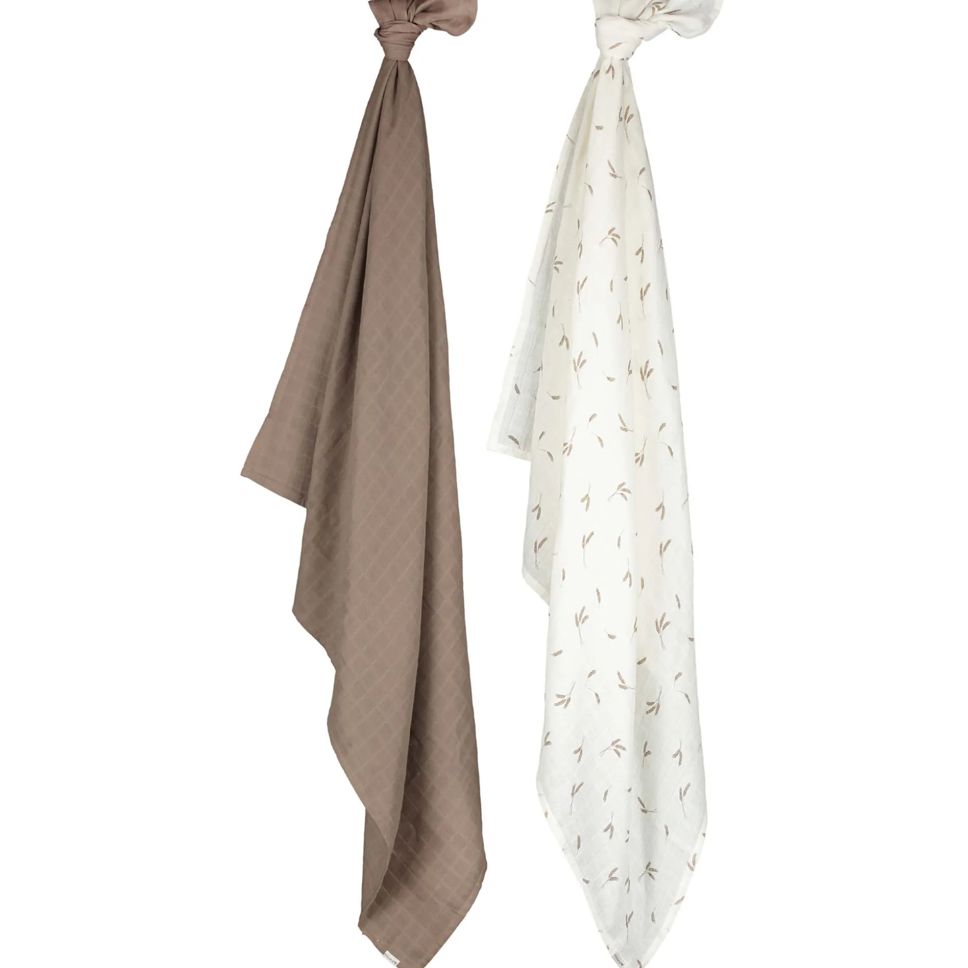 Prénatal hydrofiele multidoeken graan 2 stuks taupe