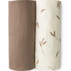 Prénatal hydrofiele multidoeken graan 2 stuks taupe