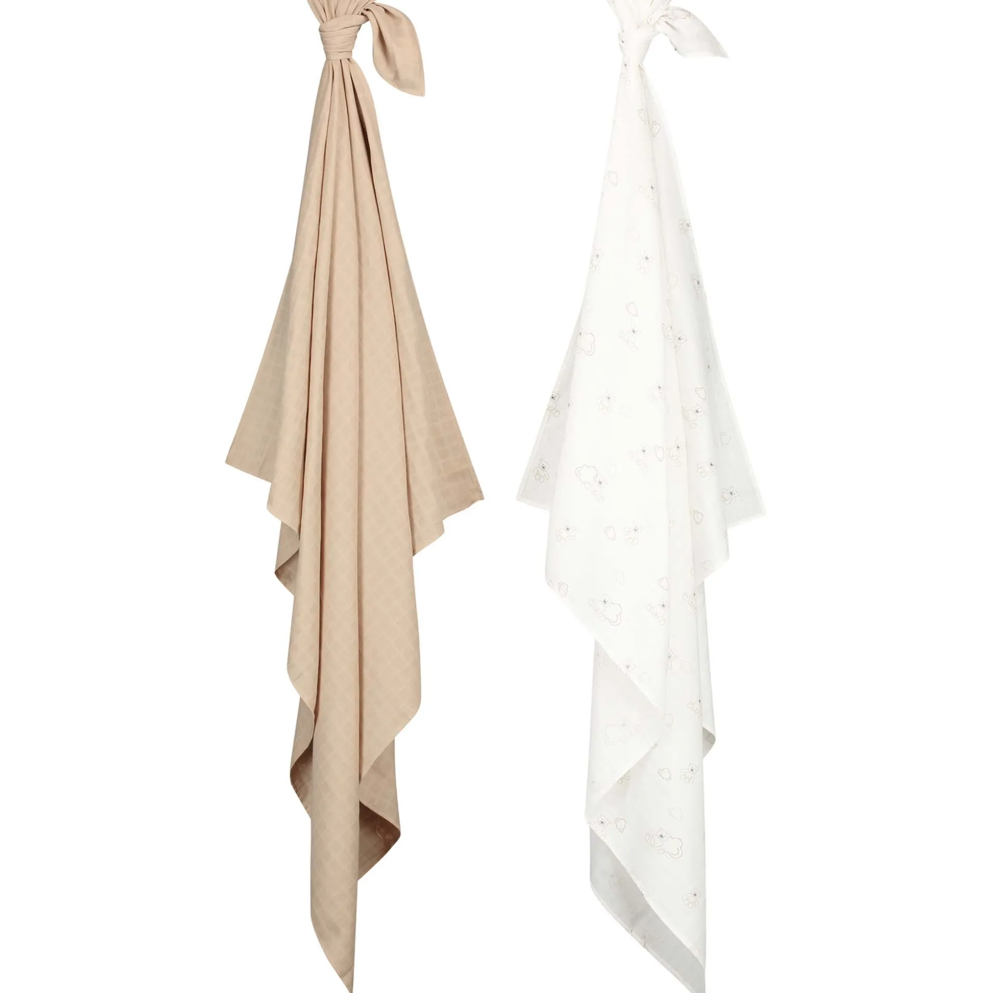 Prénatal hydrofiele multidoeken beer 2 stuks beige