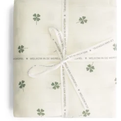 Prénatal hydrofiele multidoeken klavertjes 2 stuks  groen