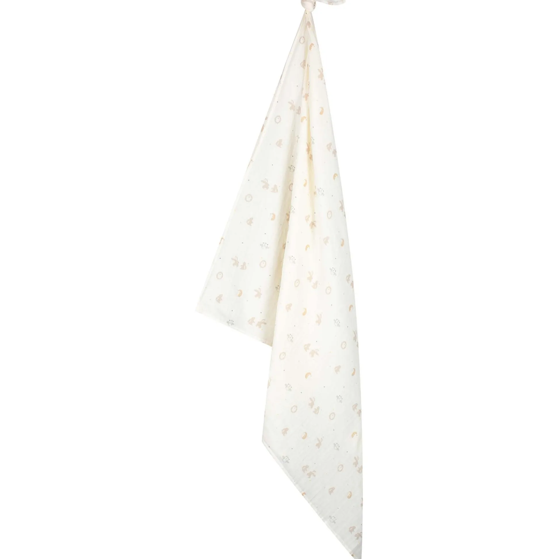 Prénatal hydrofiele multidoeken kleine vriendjes 2 stuks wit