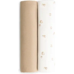 Prénatal hydrofiele multidoeken soon 2 stuks  beige