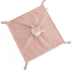 Prénatal knuffeldoekje hert Powder Pink