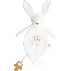 Prénatal Knuffeldoekje I Love Papa wit