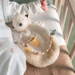 Prénatal knuffeldoekje Kleine Vriendjes wit