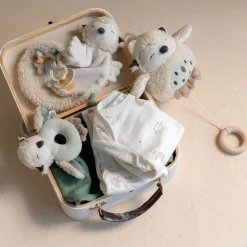 Prénatal knuffeldoekje Kleine Vriendjes wit