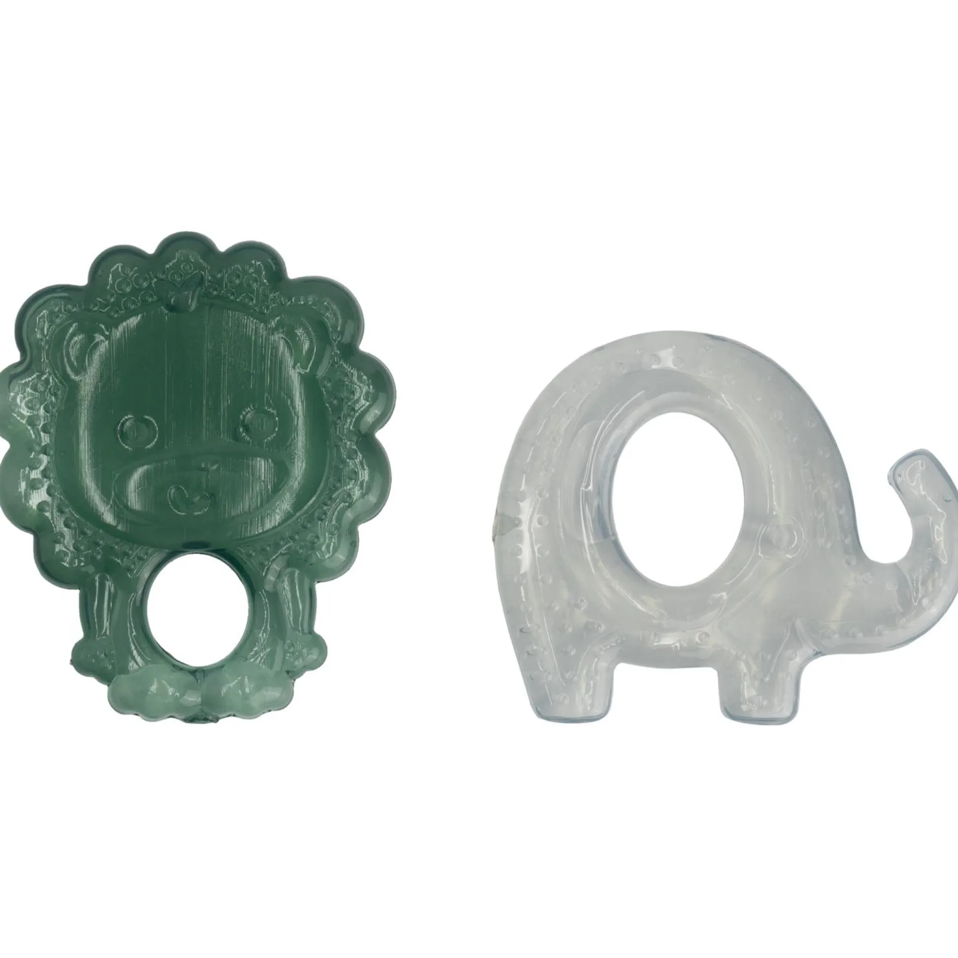 Prénatal koelbijtring leeuw en olifant multi