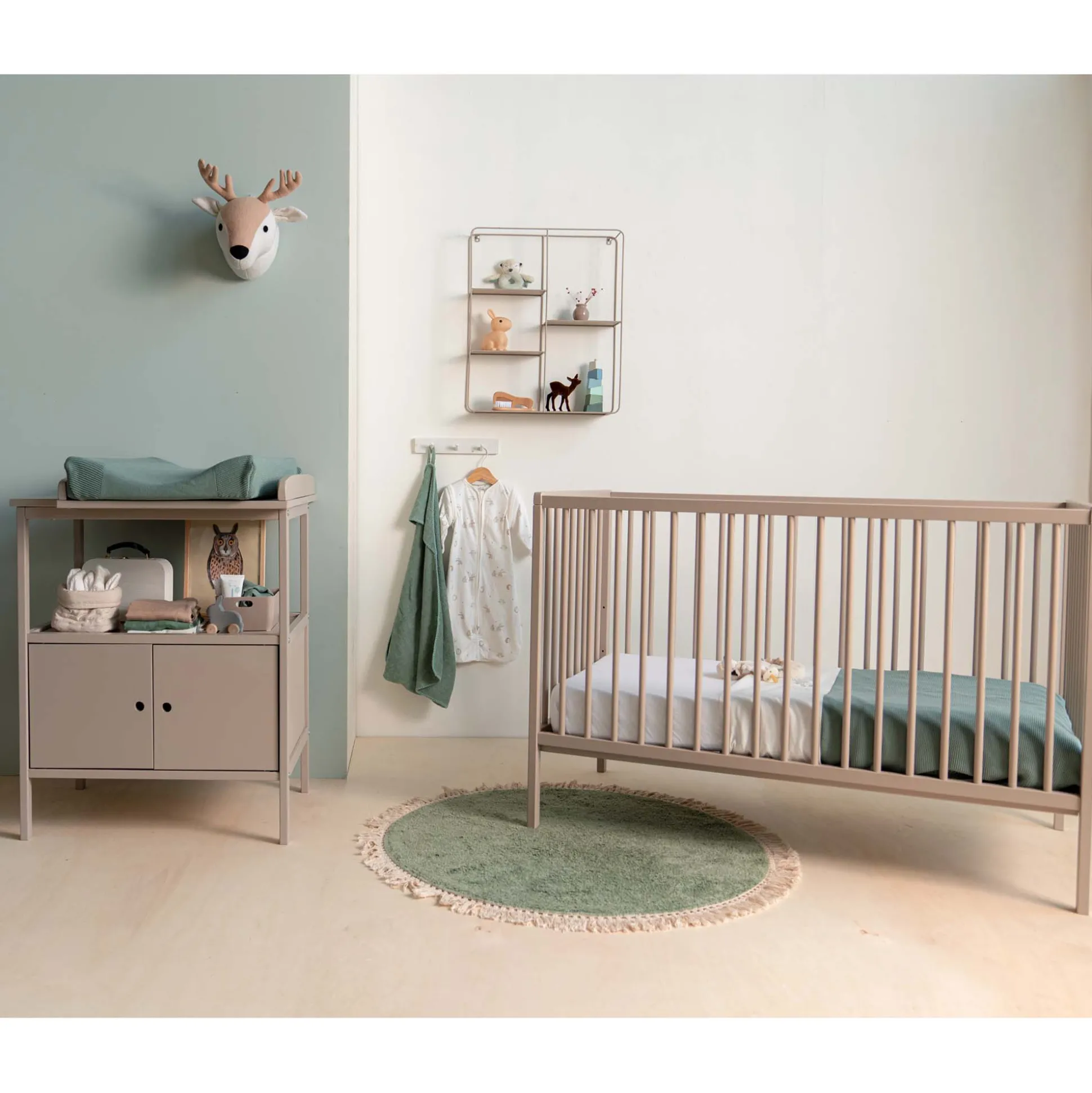 Prénatal Ledikant Elfin Taupebrown