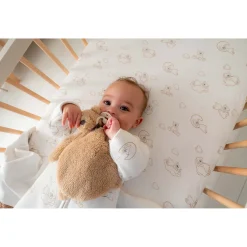 Prénatal ledikant hoeslaken Beren wit