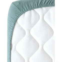 Prénatal ledikant hoeslaken turquoise