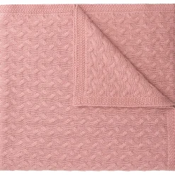 Prénatal ledikantdeken kabel roze