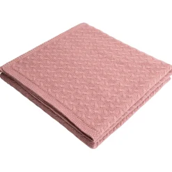 Prénatal ledikantdeken kabel roze