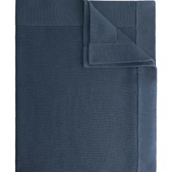 Prénatal ledikantdeken Little Knits blauw