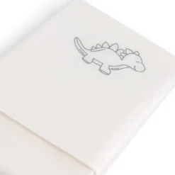 Prénatal ledikantlaken dino wit