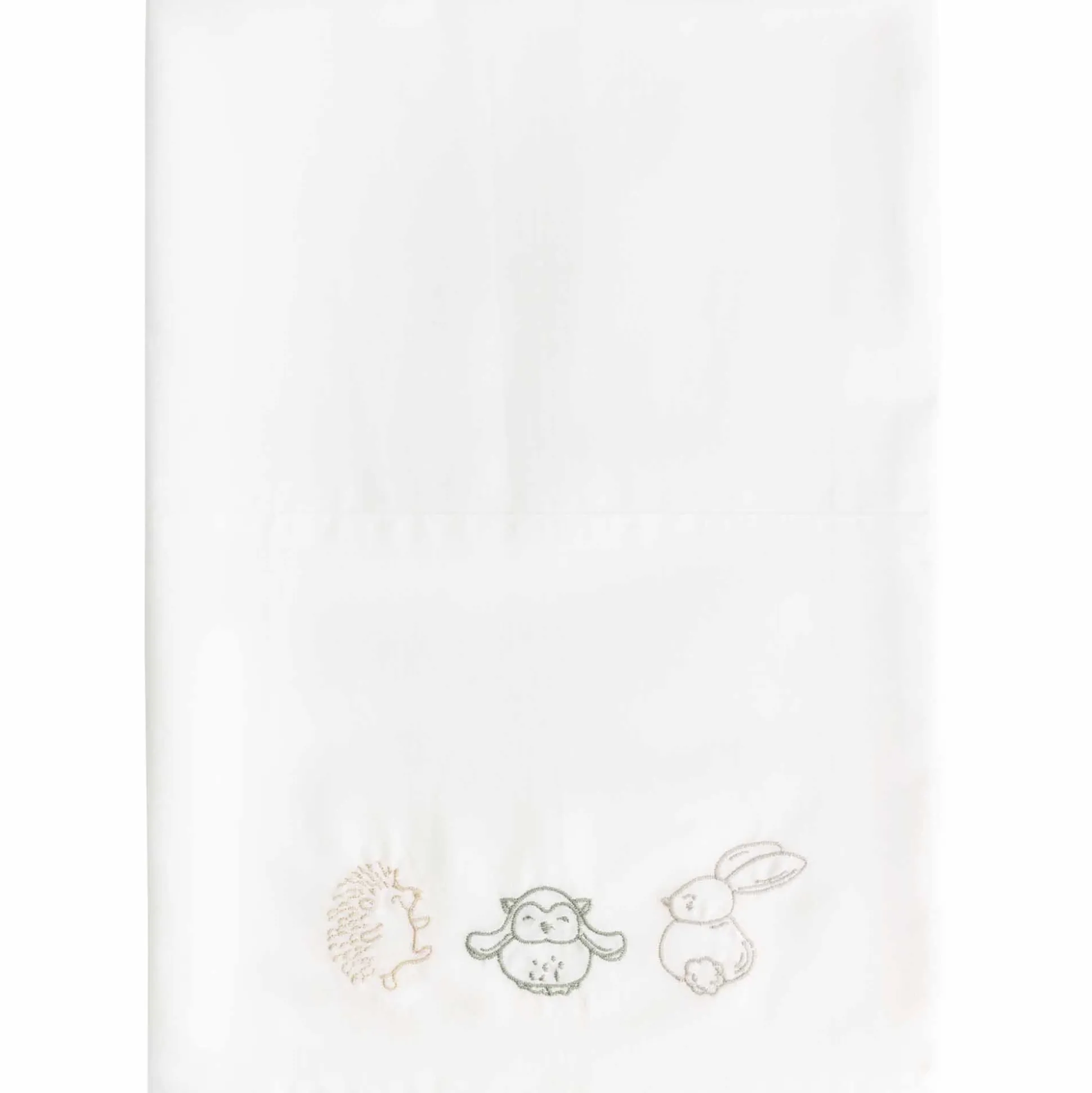 Prénatal ledikantlaken Kleine Vriendjes wit