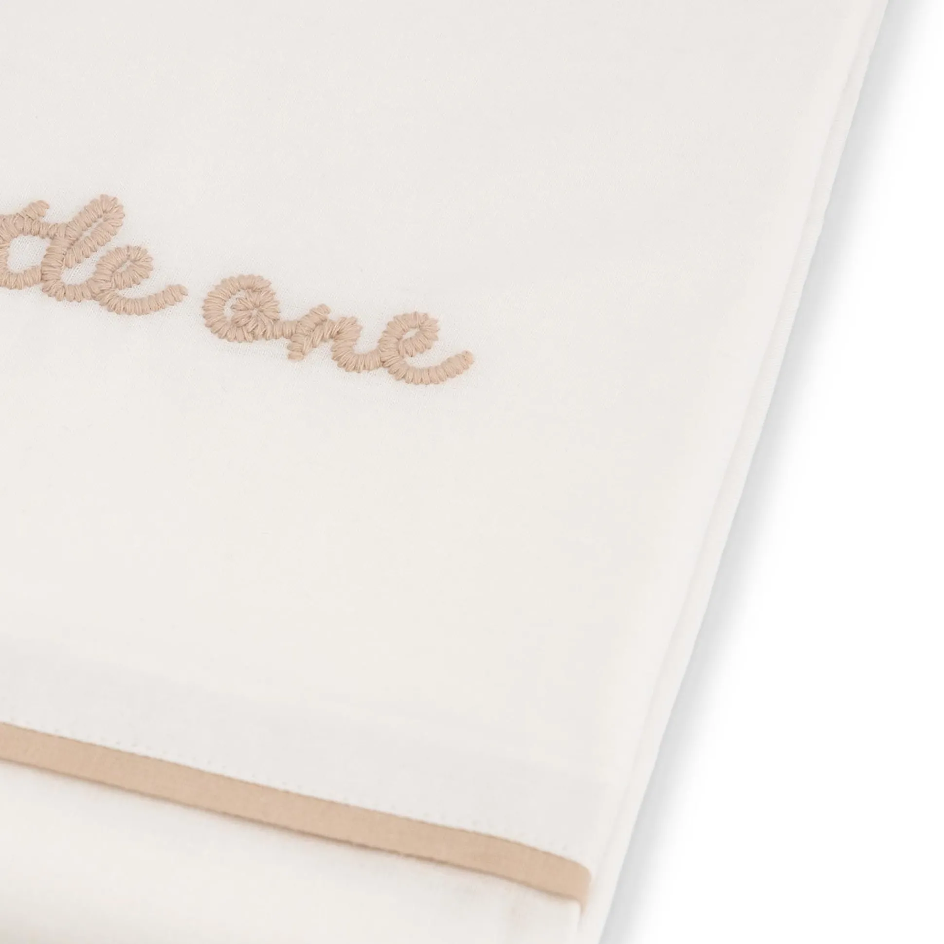 Prénatal ledikantlaken Little One wit